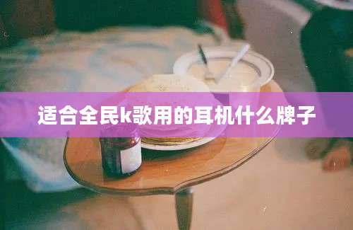 适合全民k歌用的耳机什么牌子