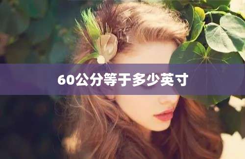 60公分等于多少英寸