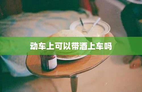 动车上可以带酒上车吗