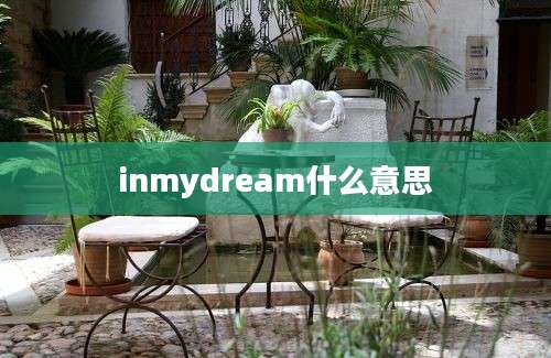 inmydream什么意思