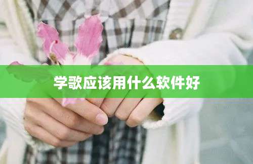 学歌应该用什么软件好