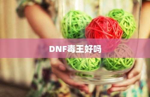 DNF毒王好吗