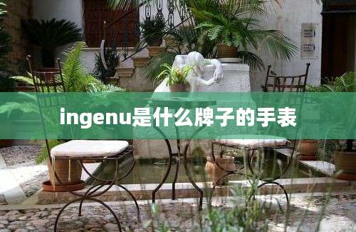 ingenu是什么牌子的手表