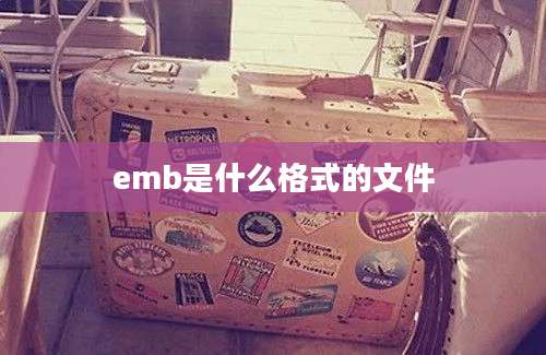 emb是什么格式的文件