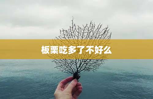 板栗吃多了不好么