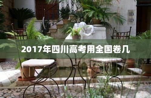 2017年四川高考用全国卷几