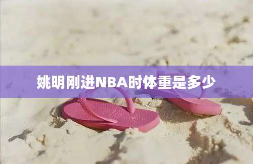 姚明刚进NBA时体重是多少