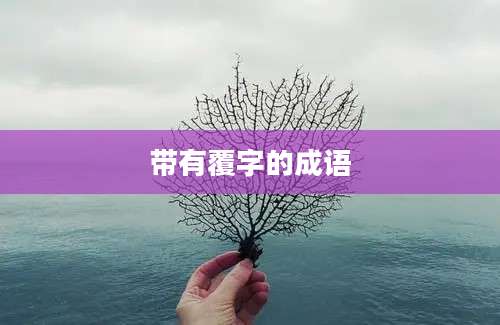 带有覆字的成语