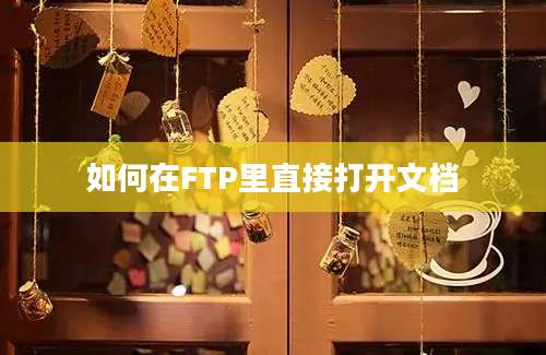 如何在FTP里直接打开文档