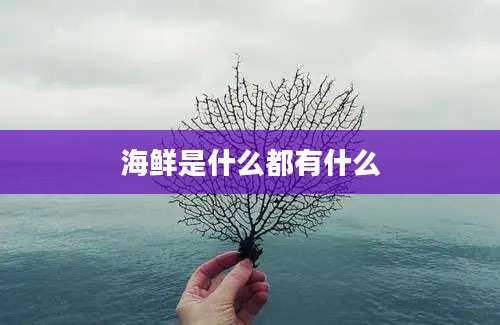 海鲜是什么都有什么