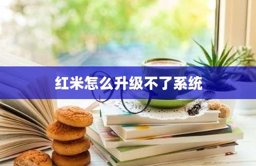 红米怎么升级不了系统