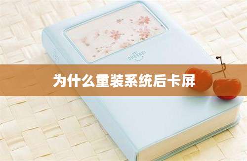 为什么重装系统后卡屏