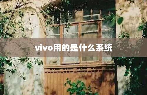 vivo用的是什么系统