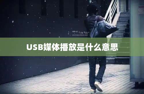 USB媒体播放是什么意思