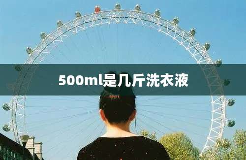 500ml是几斤洗衣液