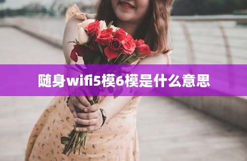 随身wifi5模6模是什么意思