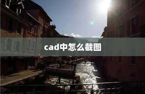 cad中怎么截图