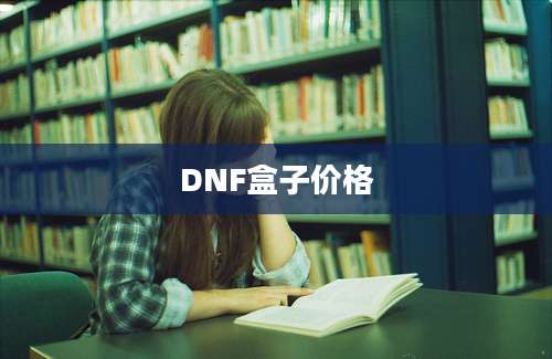 DNF盒子价格