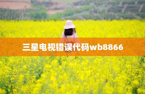 三星电视错误代码wb8866