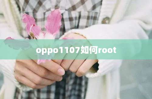 oppo1107如何root