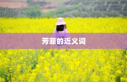 芳菲的近义词