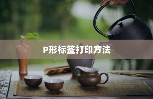 P形标签打印方法