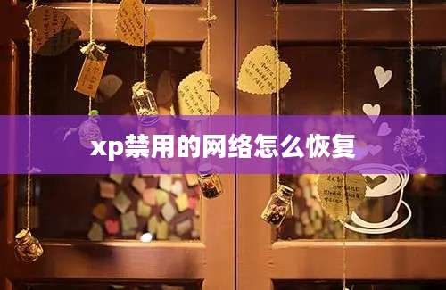 xp禁用的网络怎么恢复