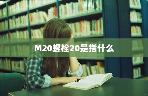 M20螺栓20是指什么