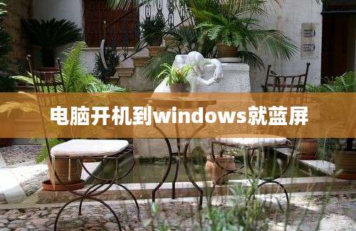 电脑开机到windows就蓝屏