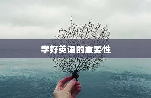 学好英语的重要性