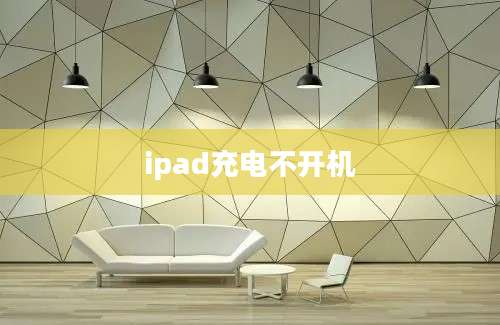 ipad充电不开机