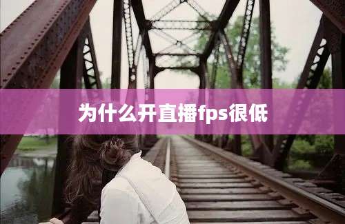 为什么开直播fps很低