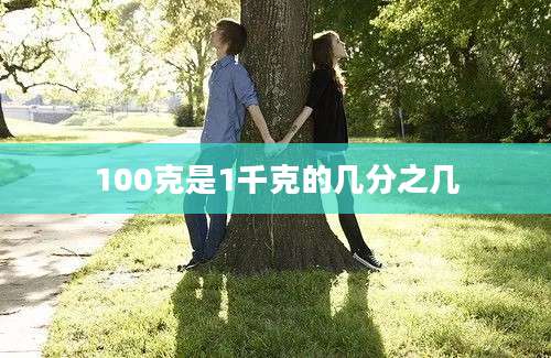 100克是1千克的几分之几