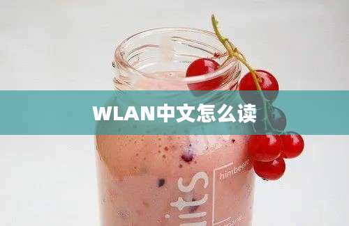 WLAN中文怎么读