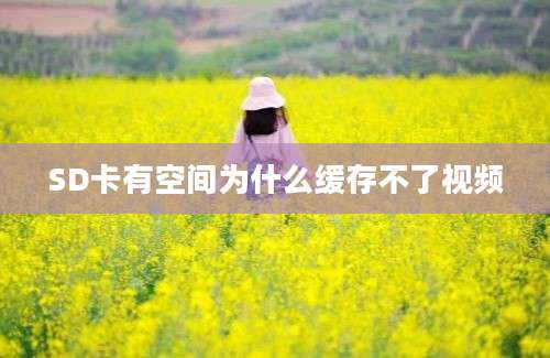 SD卡有空间为什么缓存不了视频