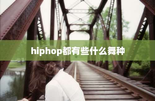 hiphop都有些什么舞种