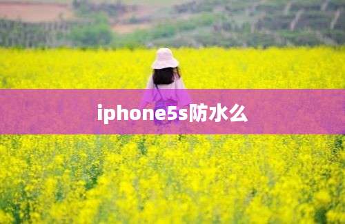 iphone5s防水么