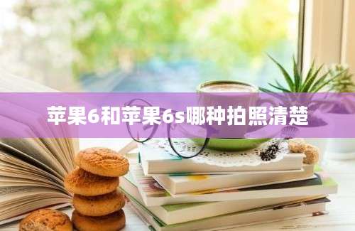 苹果6和苹果6s哪种拍照清楚