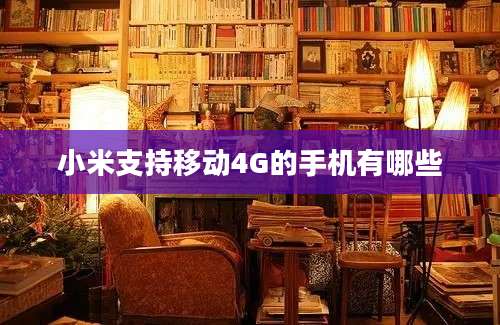 小米支持移动4G的手机有哪些