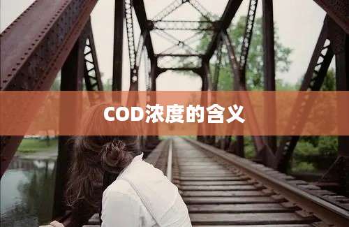 COD浓度的含义