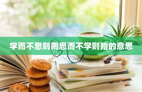 学而不思则罔思而不学则殆的意思