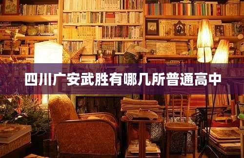 四川广安武胜有哪几所普通高中