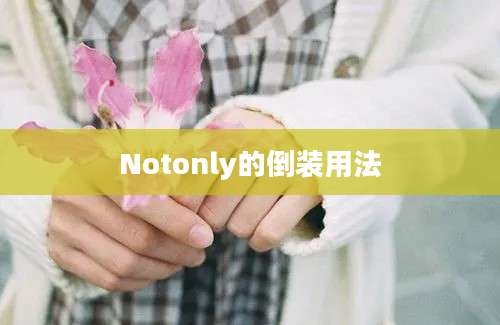 Notonly的倒装用法