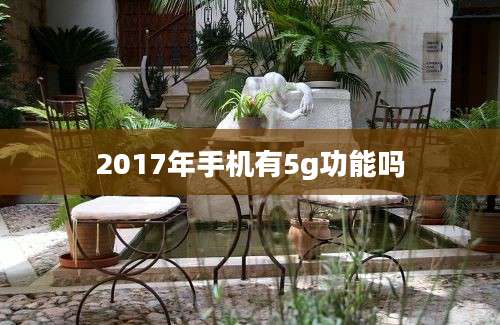 2017年手机有5g功能吗