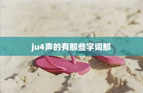 ju4声的有那些字词那