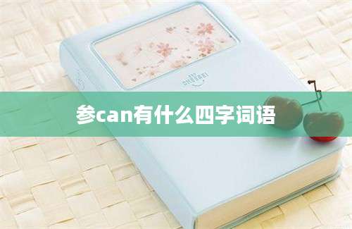 参can有什么四字词语