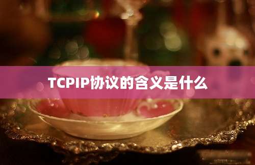 TCPIP协议的含义是什么