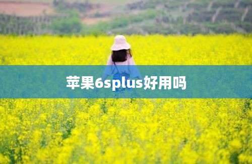 苹果6splus好用吗