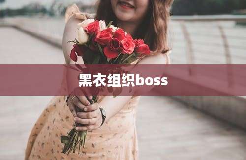 黑衣组织boss