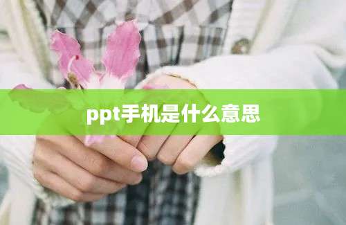 ppt手机是什么意思